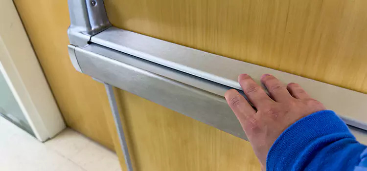 Installing a Push Bar on a Door Keswick